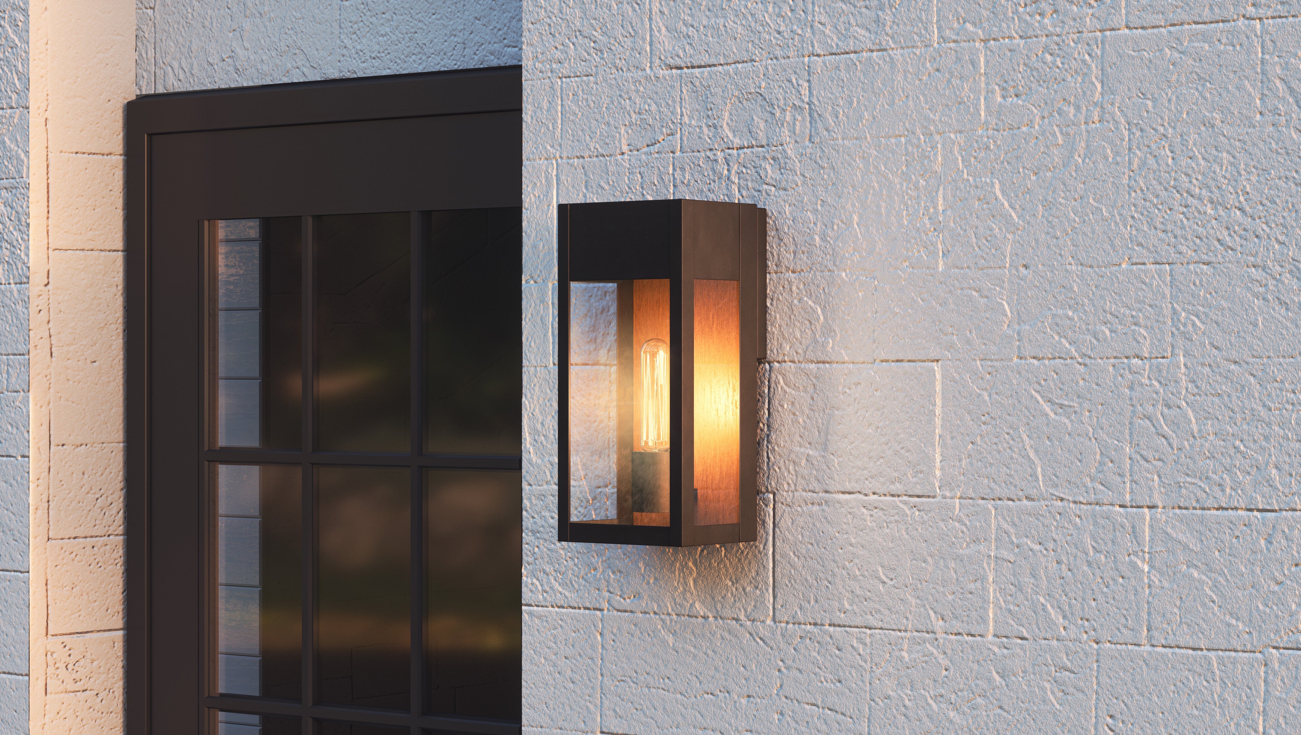 Quoizel Maren venkovní nástěnná lampa 18" Matte Black