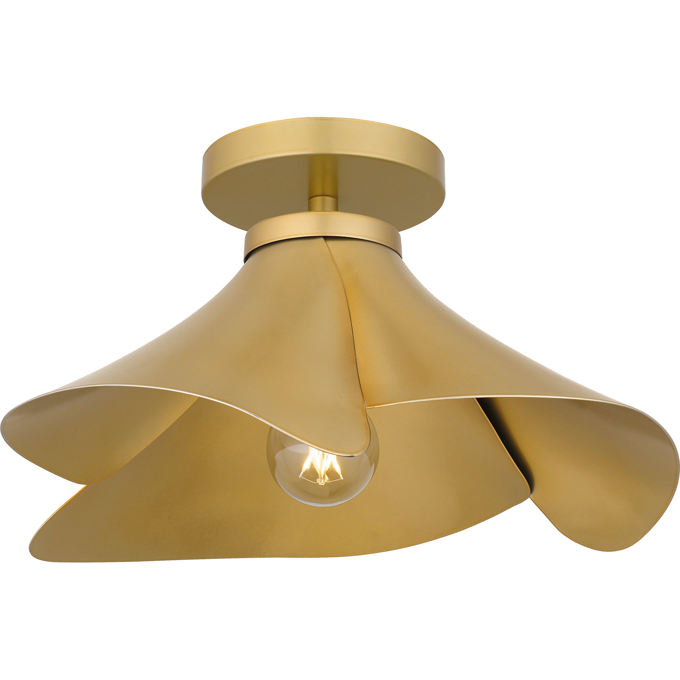 Quoizel Wisp Semi-Flush stropní svítídlo zlaté