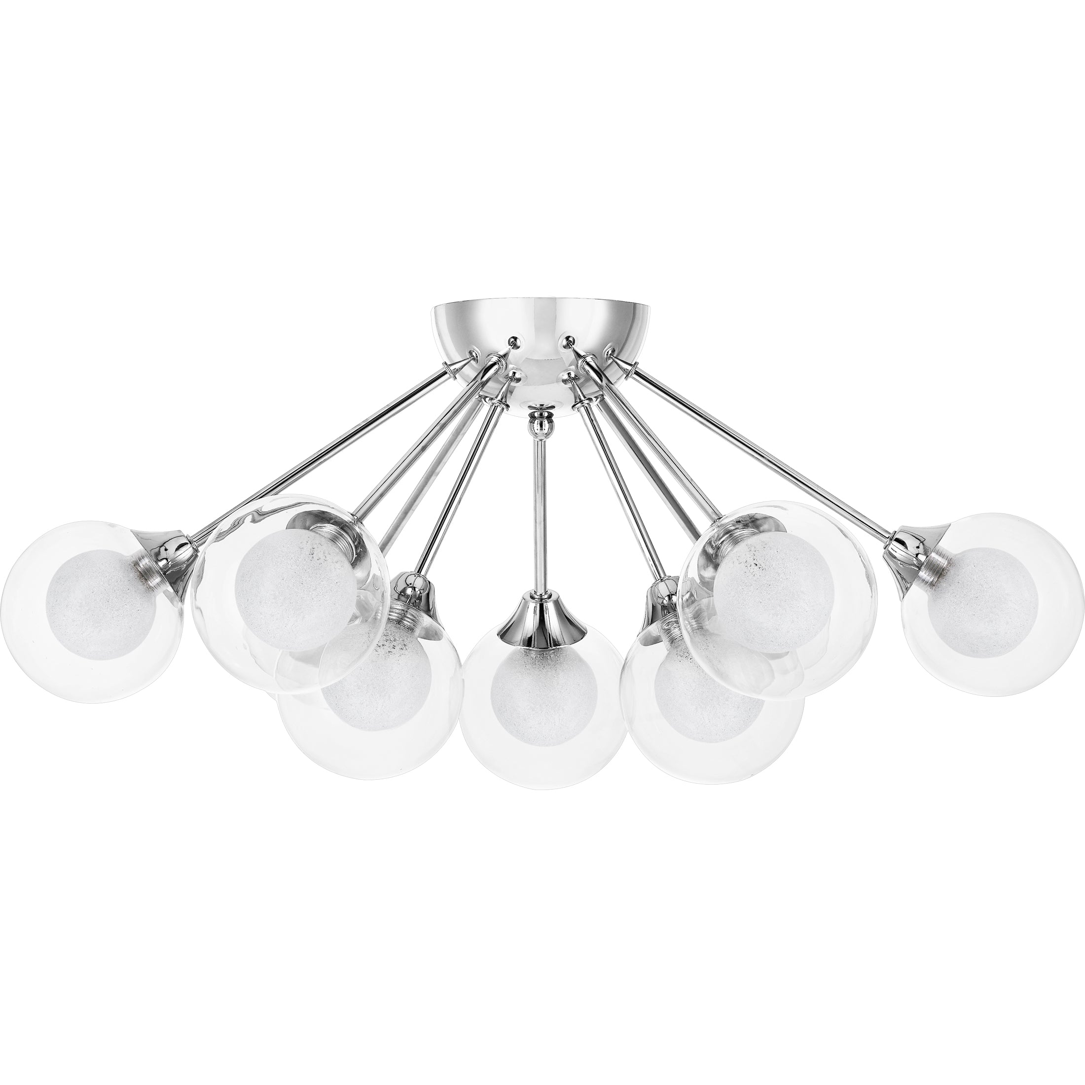 Quoizel Spellbound Semi-Flush stropní svítidlo leštěný chrom