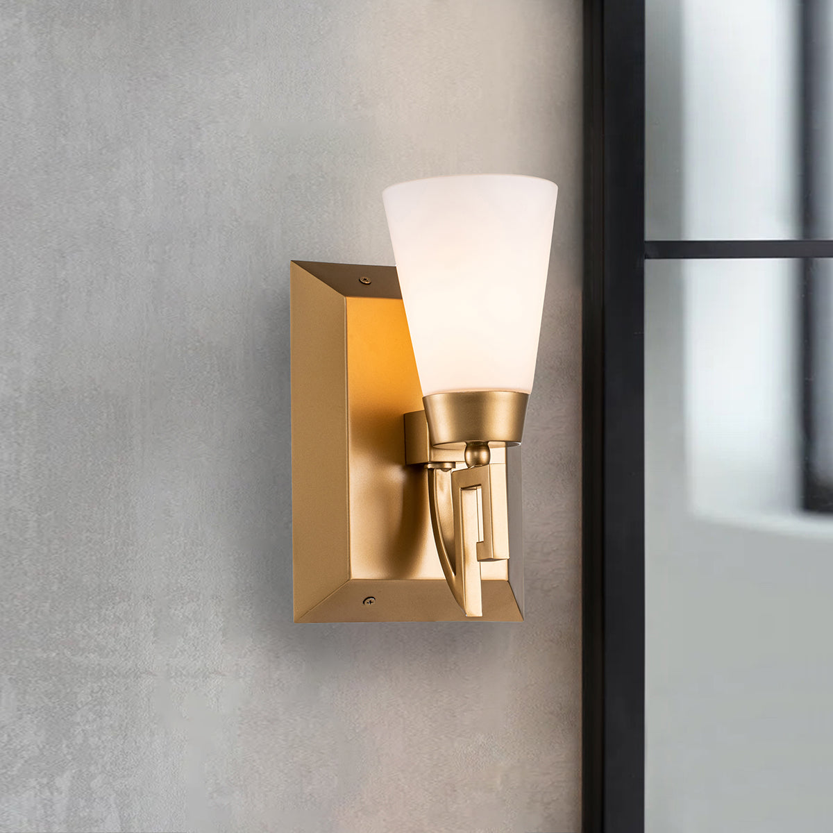 Gilded Nola Lemuria 1 Light koupelnové svítidlo zlaté