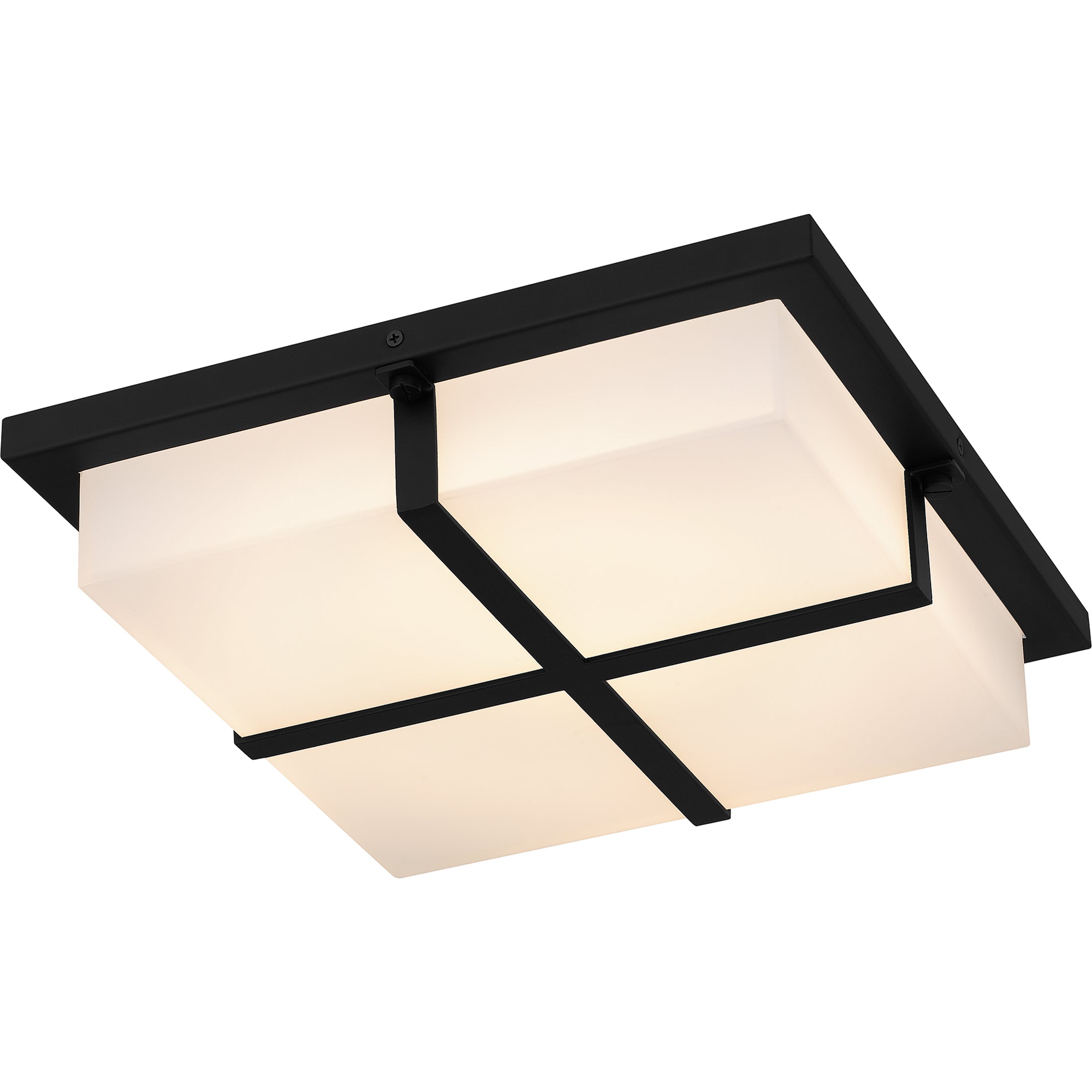 Quoizel Armstrong Flush Mount stropní svítídlo matná černá LED