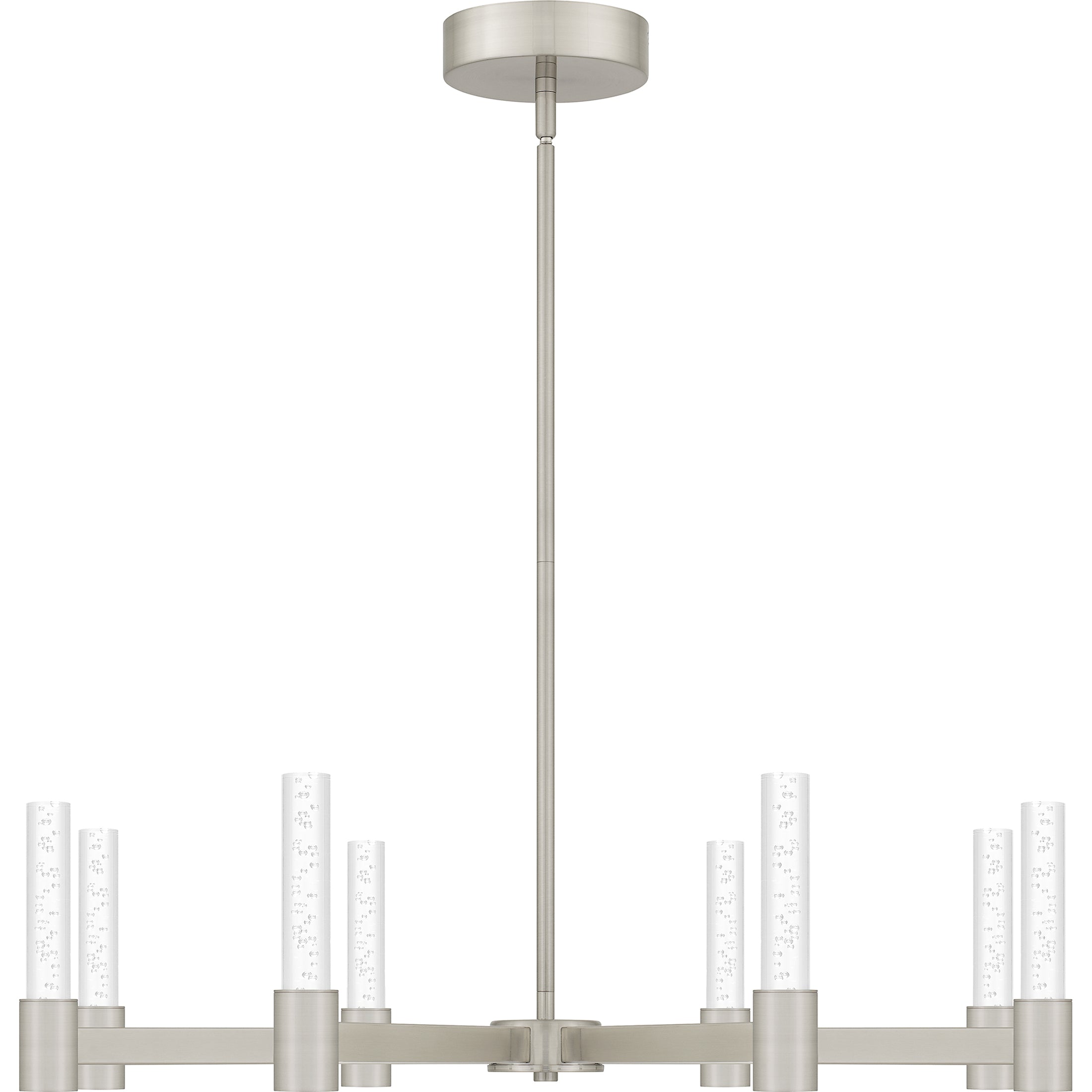Quoizel Adler Chandelier lustr Matte Black akryl LED