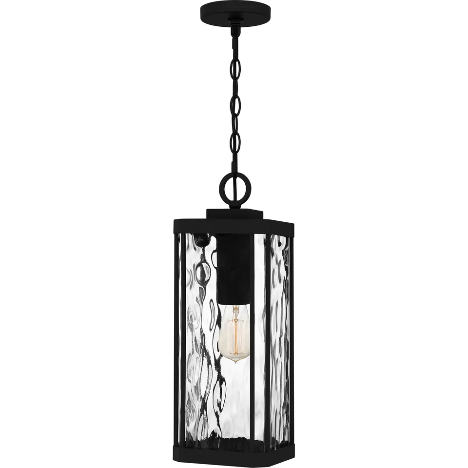 Quoizel Balchier venkovní závěsná lampa černá