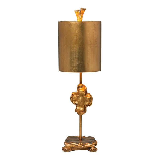 Gilded Nola Cross stolní lampa zlatá 58 cm