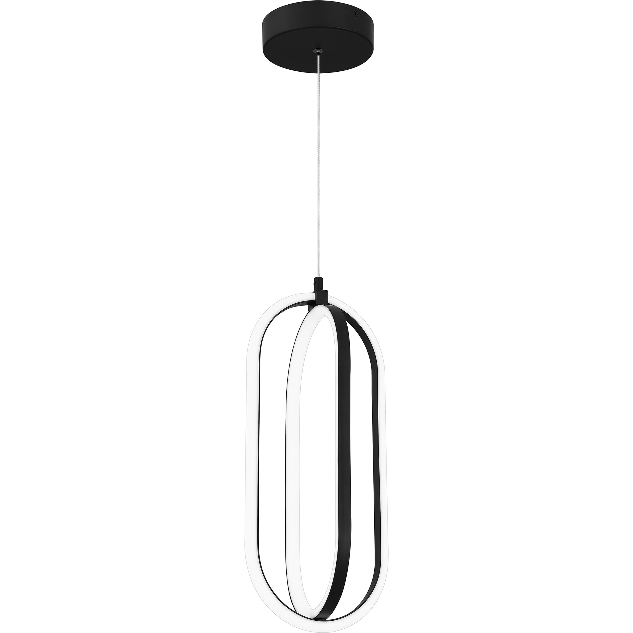 Quoizel Calista Mini Pendant závěsné svítidlo černé LED