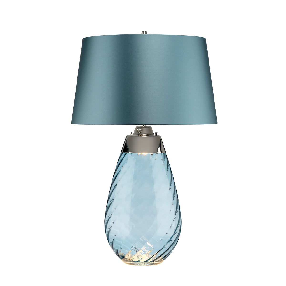 Gilded Nola Lena velká stolní lampa modrá