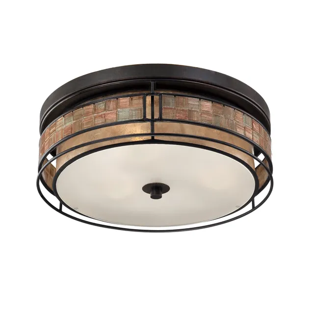 Quoizel Laguna Flush Mount stropní světlo měď slída
