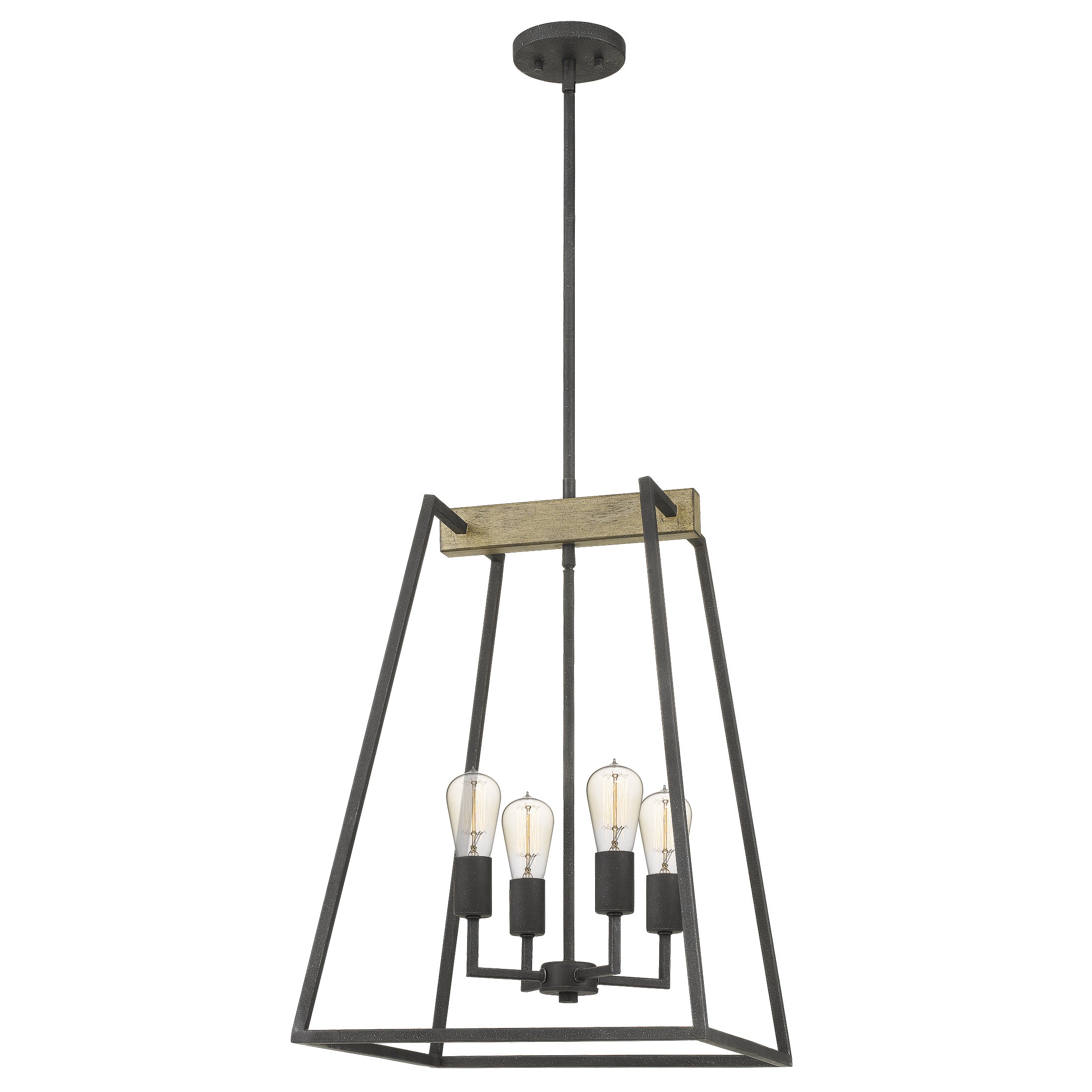 Quoizel Brockton Pendant svítidlo Grey Ash 17,5"