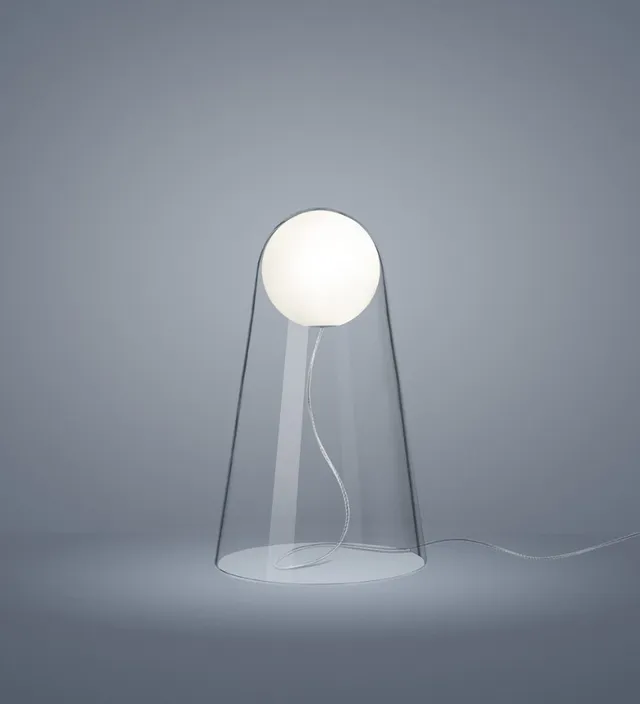 Foscarini Satellight stolní LED lampa skleněná