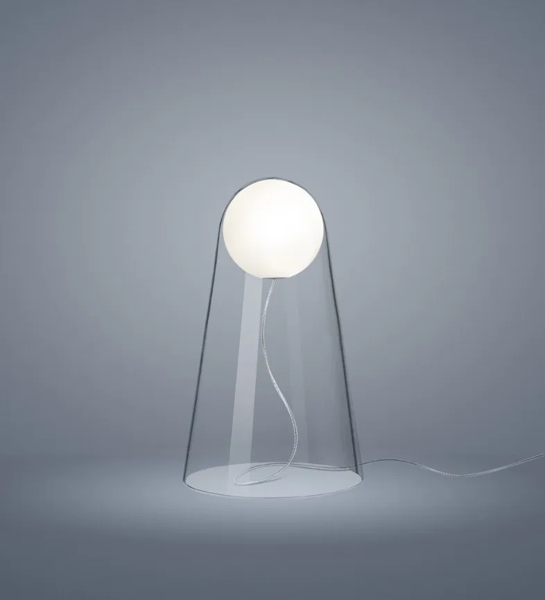Foscarini Satellight stolní LED lampa skleněná
