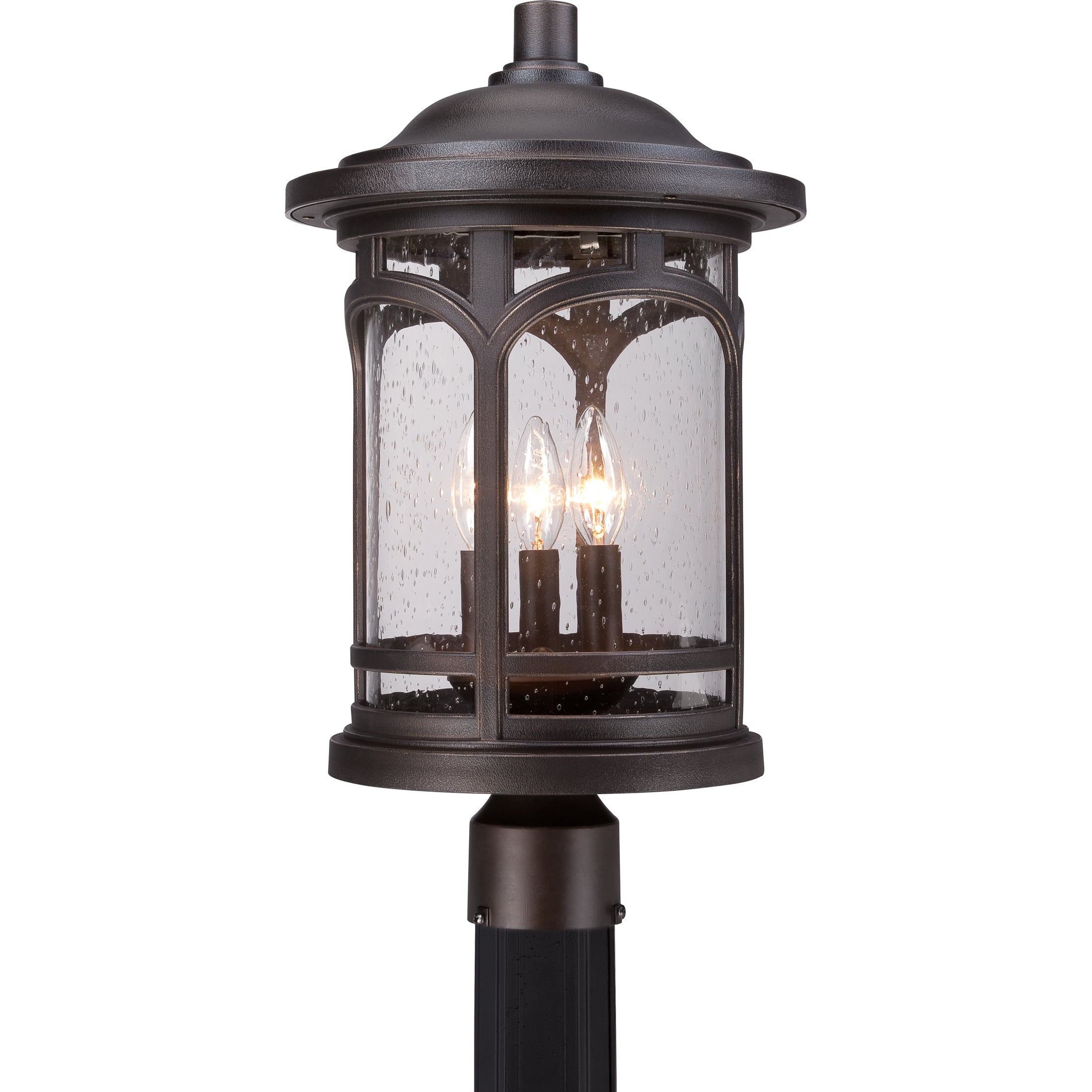 Quoizel Marblehead venkovní sloupová lucerna mystic black