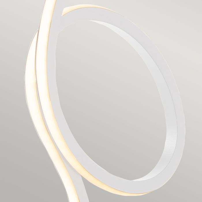 Gilded Nola Flamingo LED stolní lampa bílá