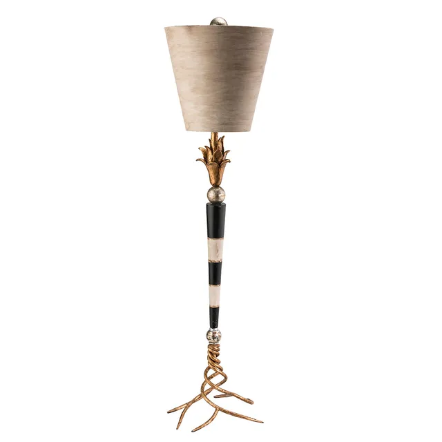 Gilded Nola Flambeau stolní lampa designová