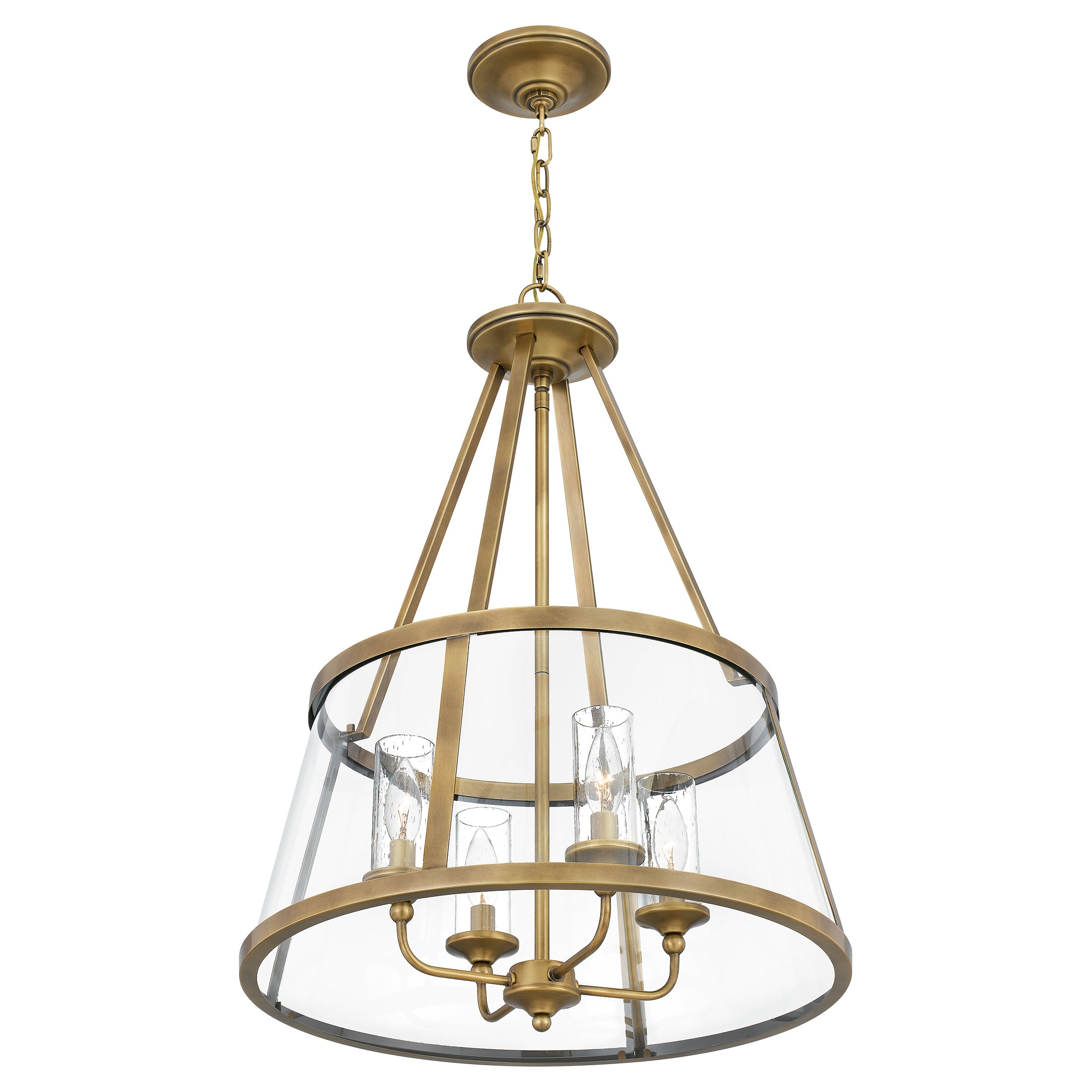 Quoizel Barlow závěsné svítídlo mosaz Weathered Brass