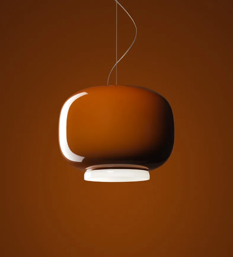 Foscarini Chouchin 1 závěsná lampa oranžová
