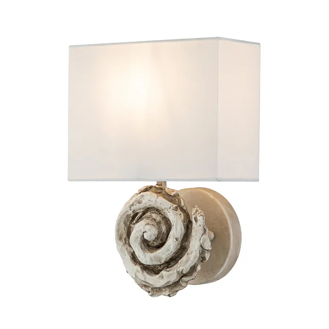 Gilded Nola Swirl Large nástěnné svítídlo Bone