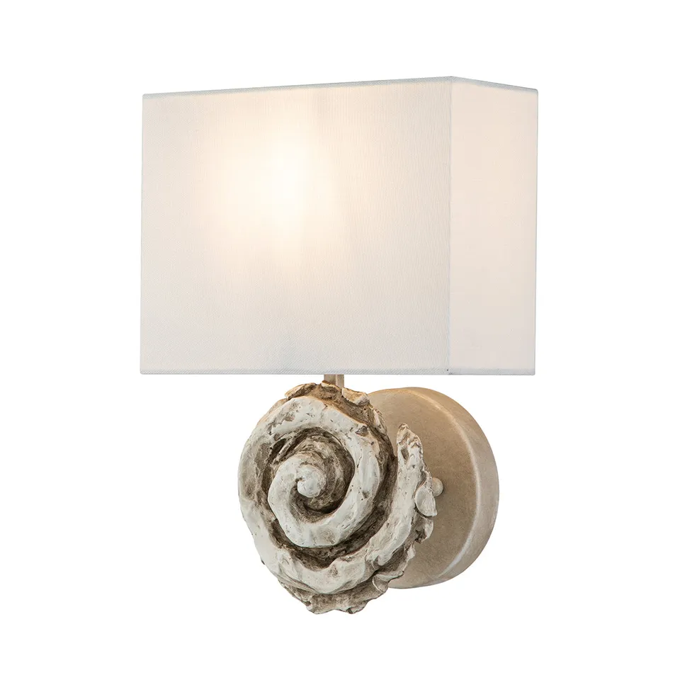 Gilded Nola Swirl Large nástěnné svítídlo Bone