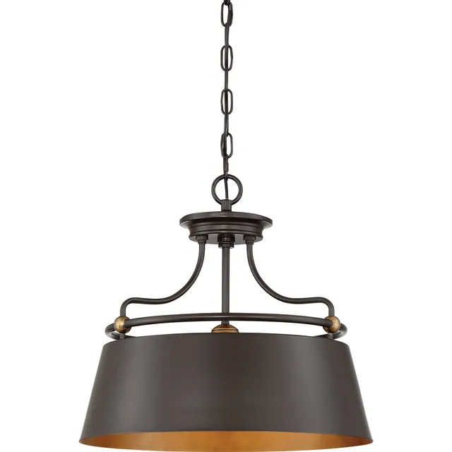 Quoizel Fairview závěsné svítidlo Western Bronze 61 cm