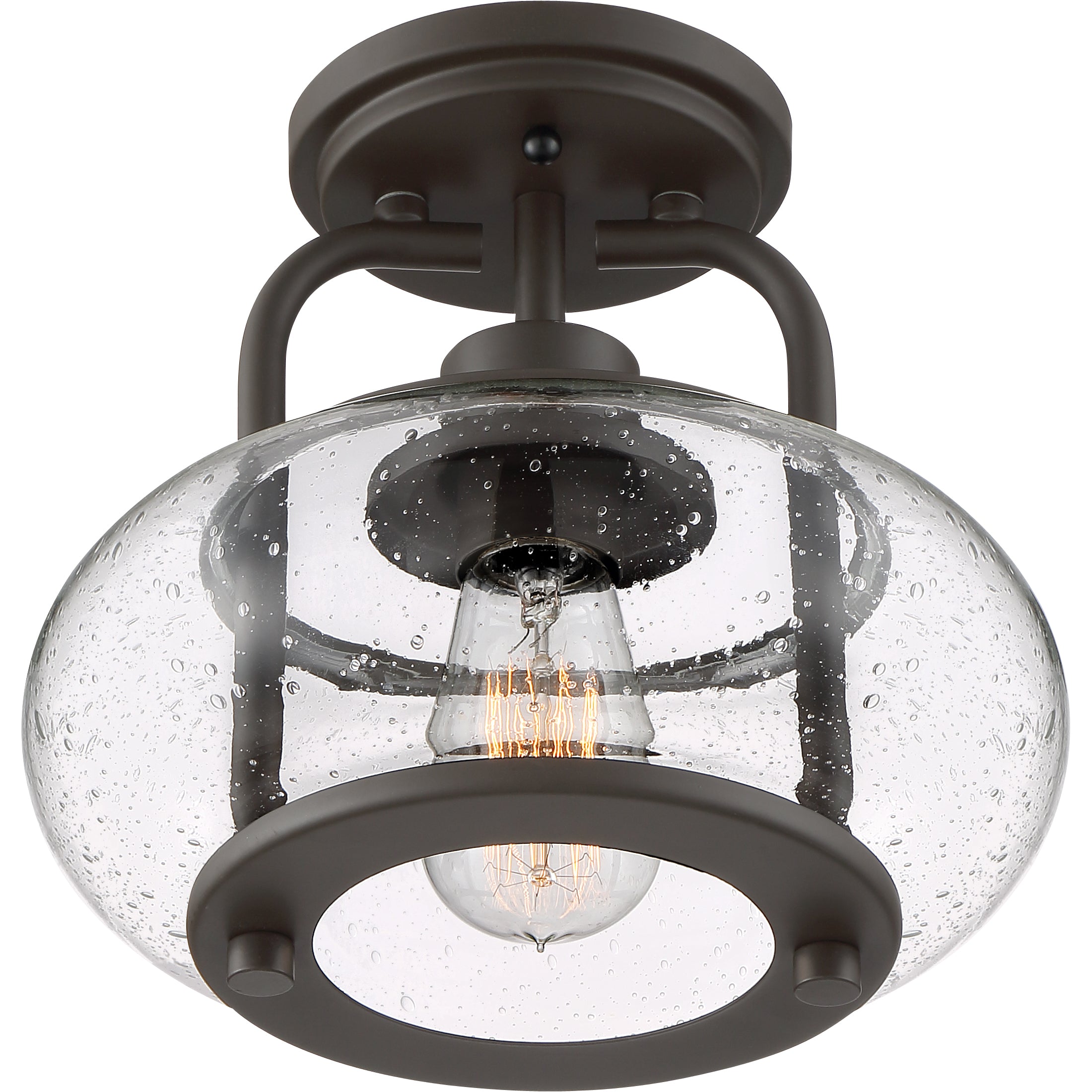 Quoizel Trilogy Semi-Flush stropnice starý bronz 30 cm