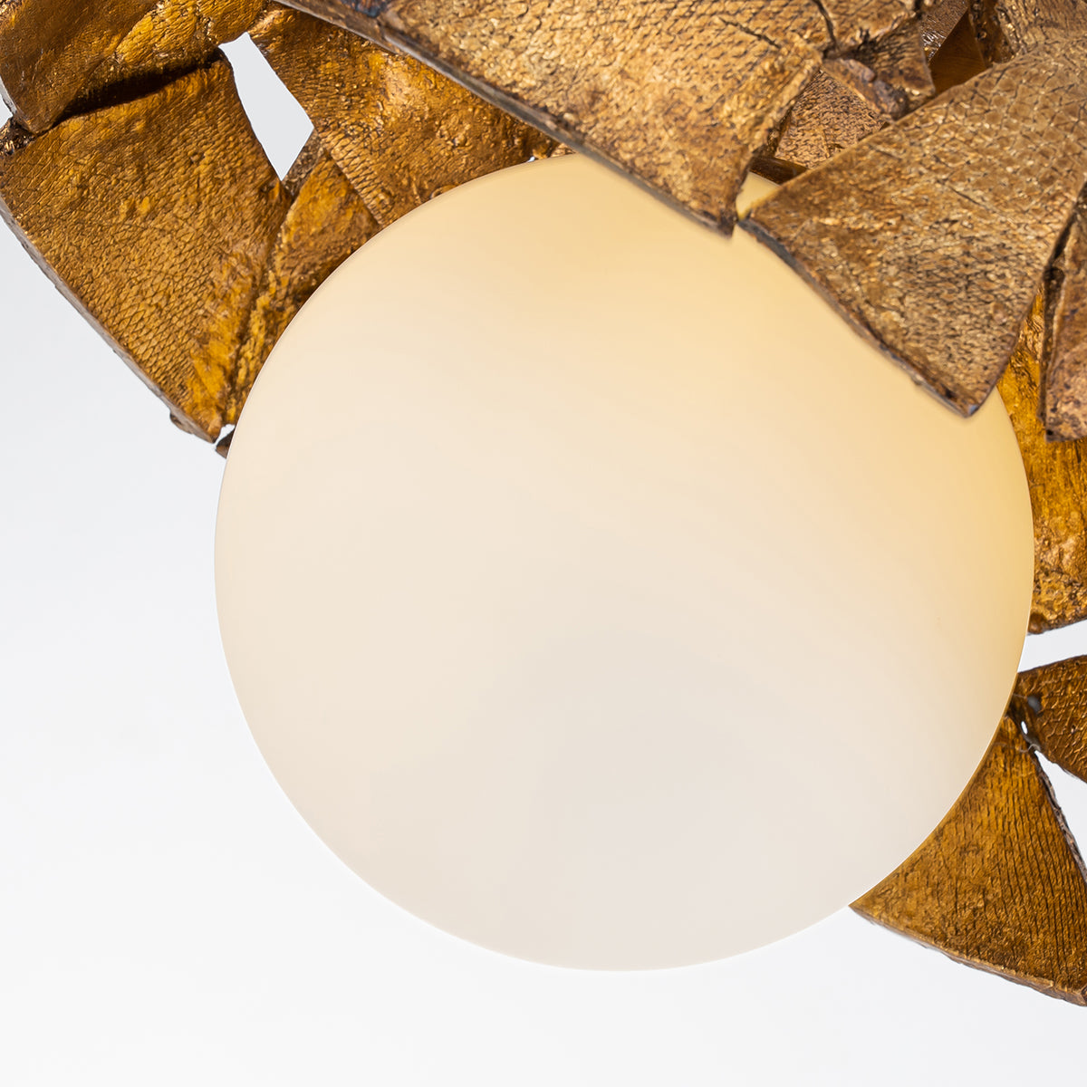 Gilded Nola Mosaic Luxe 15 závěsné svítídlo zlaté sklo